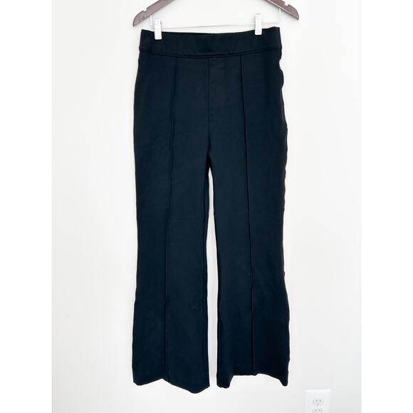 Spanx High Rise The Perfect Ponte Flare Pant in Size Large Black $158 - Picture 1 of 10
